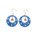 Boucles d'oreilles étoiles scintillantes