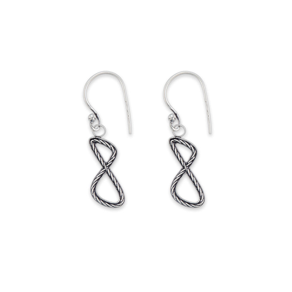 Boucles d'oreilles Corde Infini