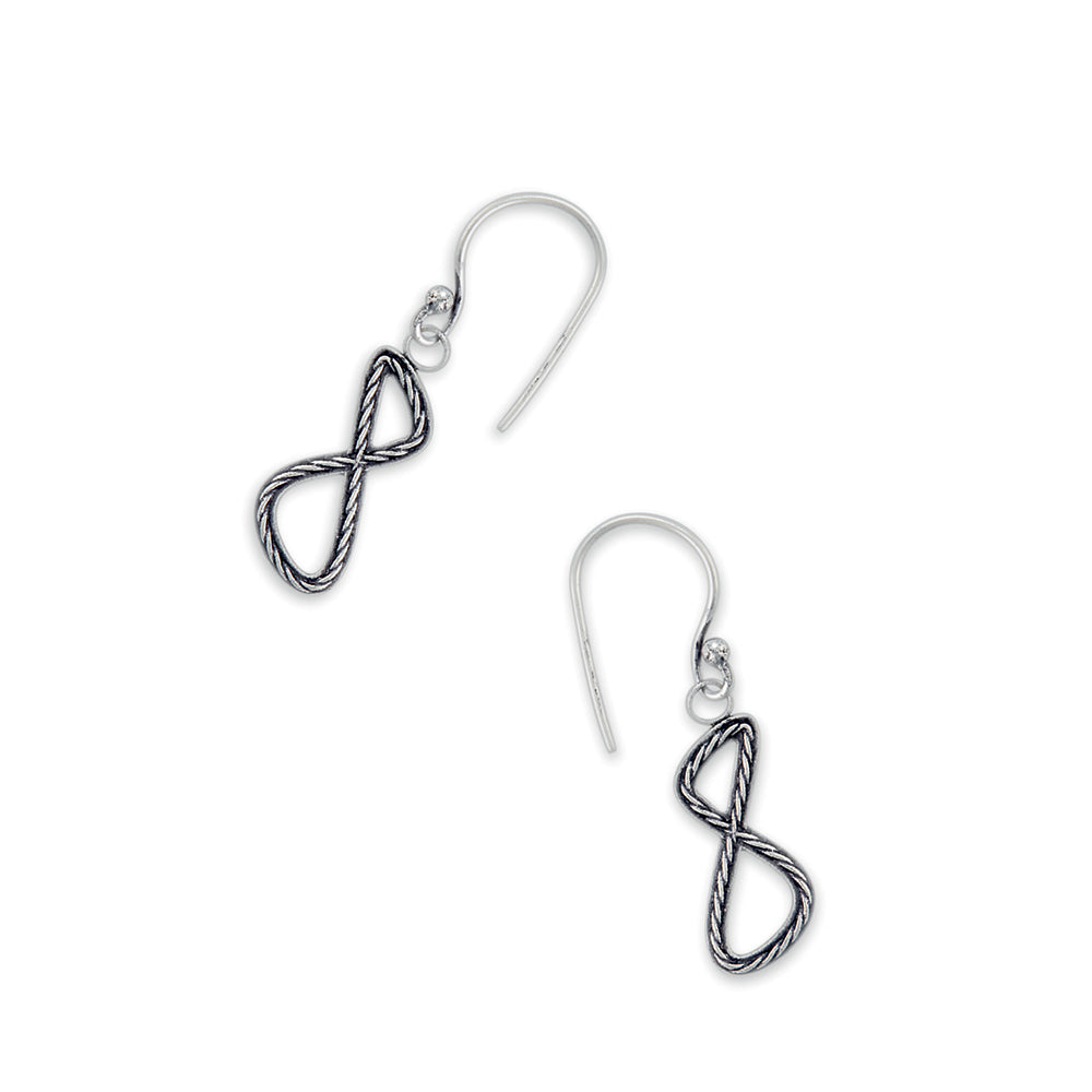 Boucles d'oreilles Corde Infini