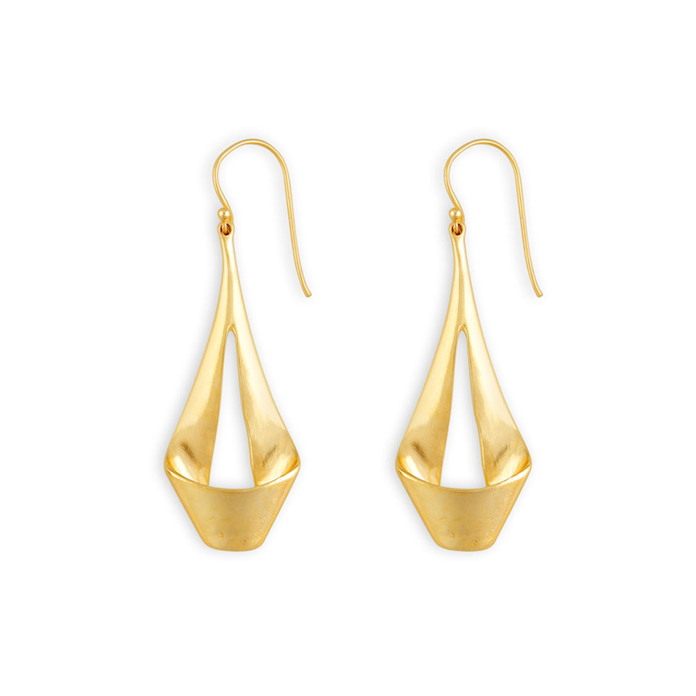 Boucles d'oreilles dorées Taragon