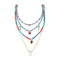 Collier à plusieurs rangs « Color Delights & Dreams »