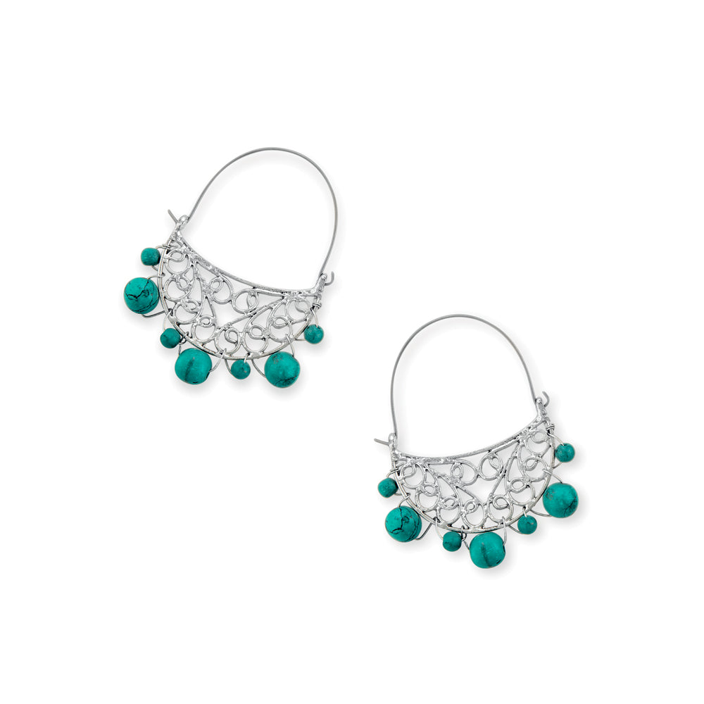 Boucles d'oreilles ouvragées Sky Shine