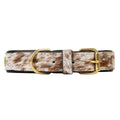 Collier pour chien en cuir Chissum Hair-On Hide