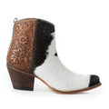 Bottes Laramie Plains en cuir pleine fleur et cuir repoussé à la main