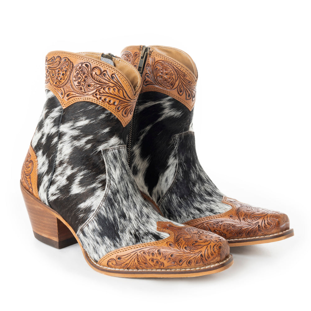 Bottes Silverado en cuir pleine fleur et travaillées à la main
