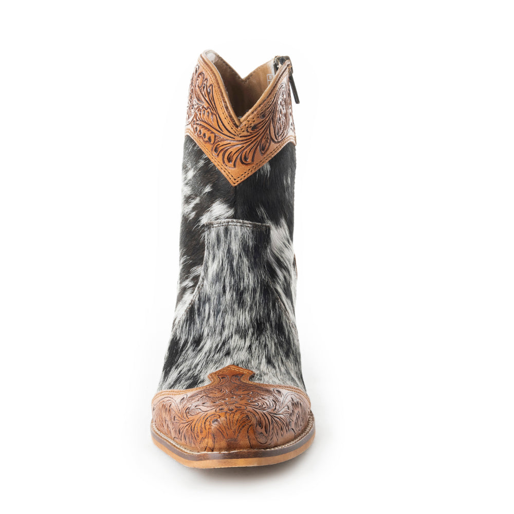 Bottes Silverado en cuir pleine fleur et travaillées à la main