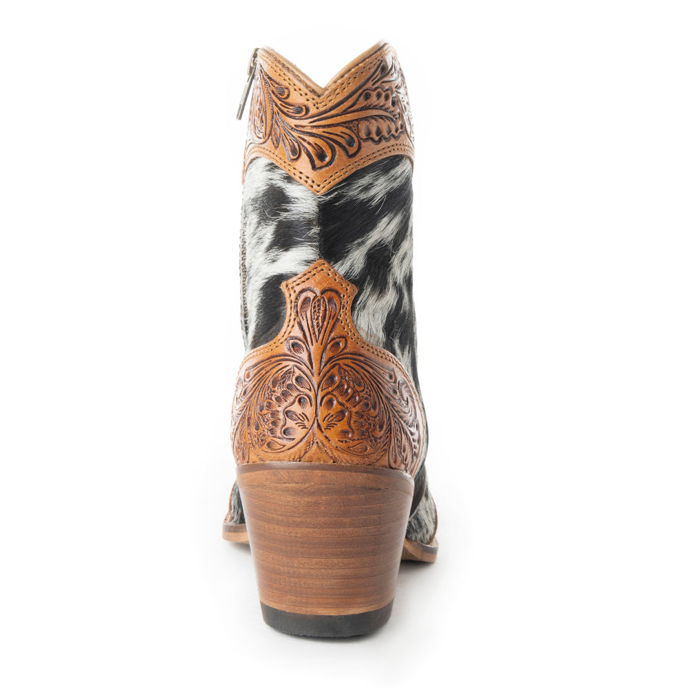 Bottes Silverado en cuir pleine fleur et travaillées à la main