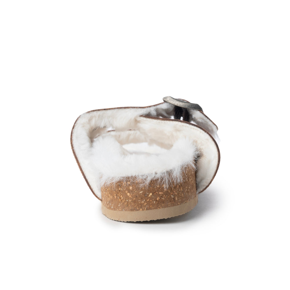 Sandales en cuir confortables Prairie Winds, avec fourrure et gravures artisanales