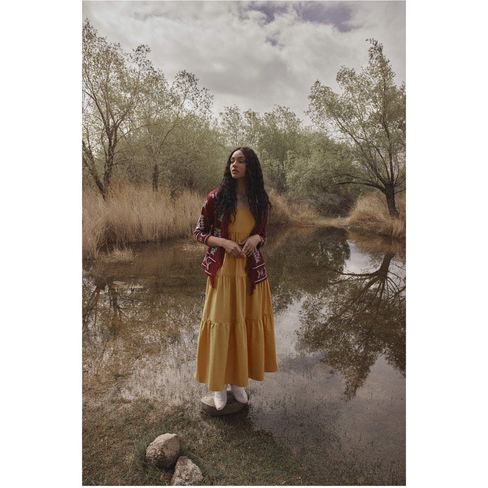 Cardigan frangé motif Savannah Ophelia