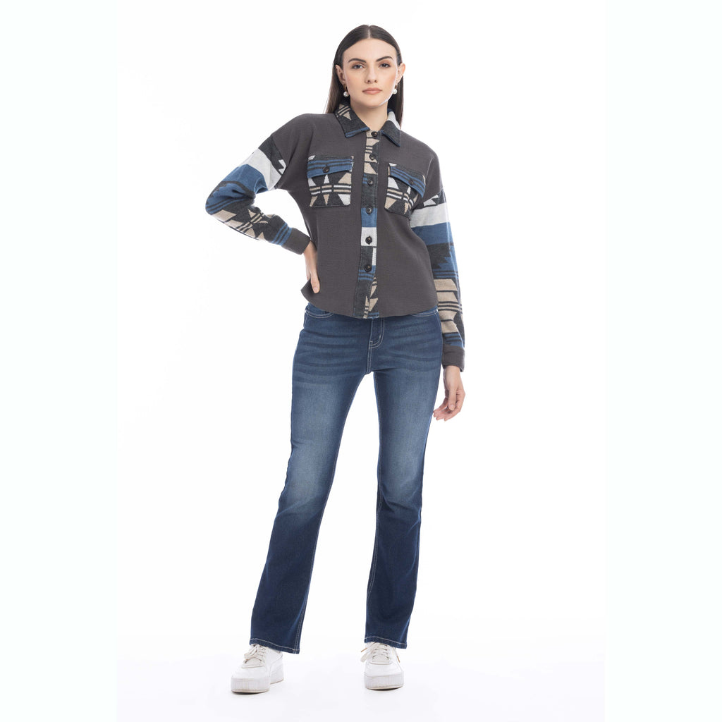 Shacket-pull Willa Dessert Winds
