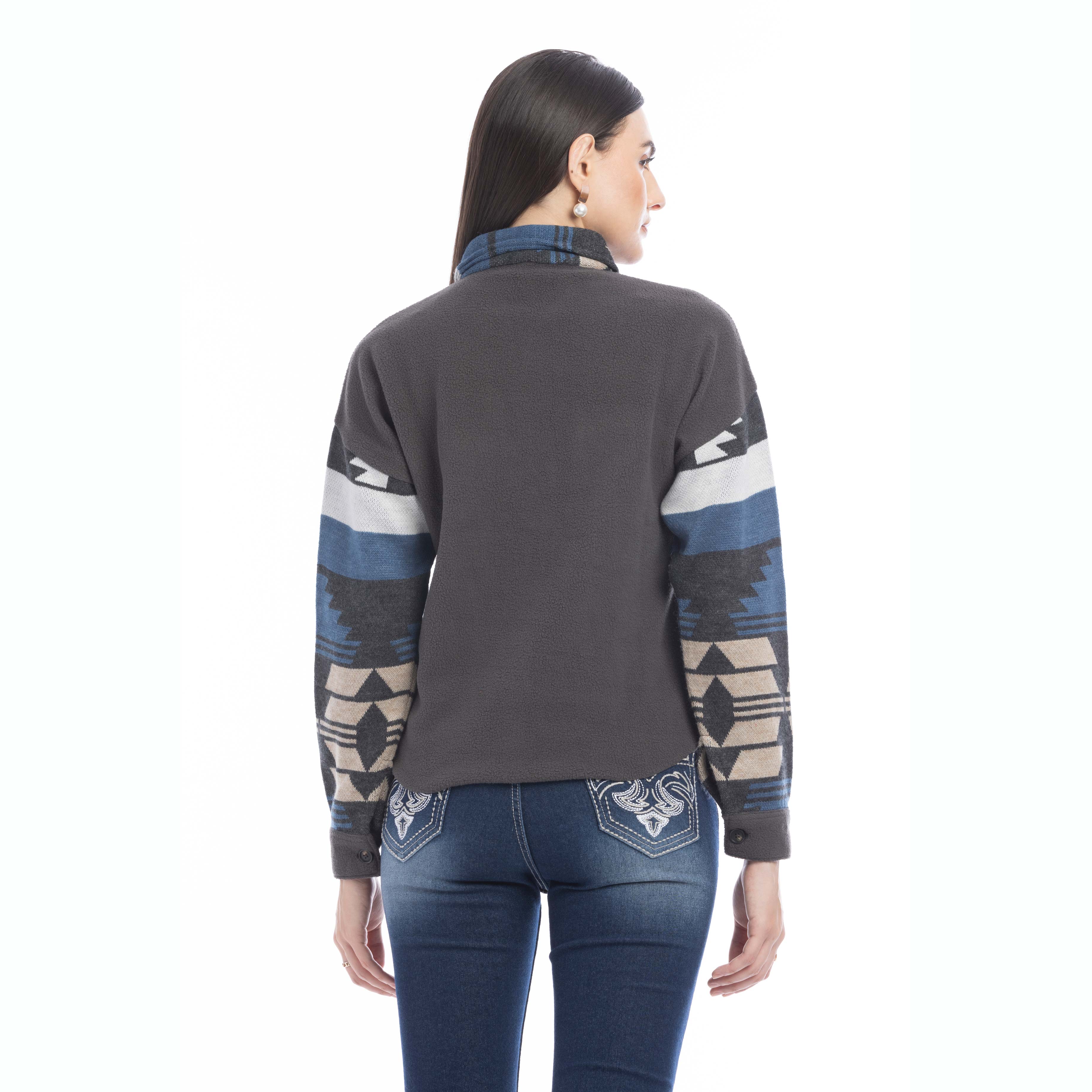 Shacket-pull Willa Dessert Winds