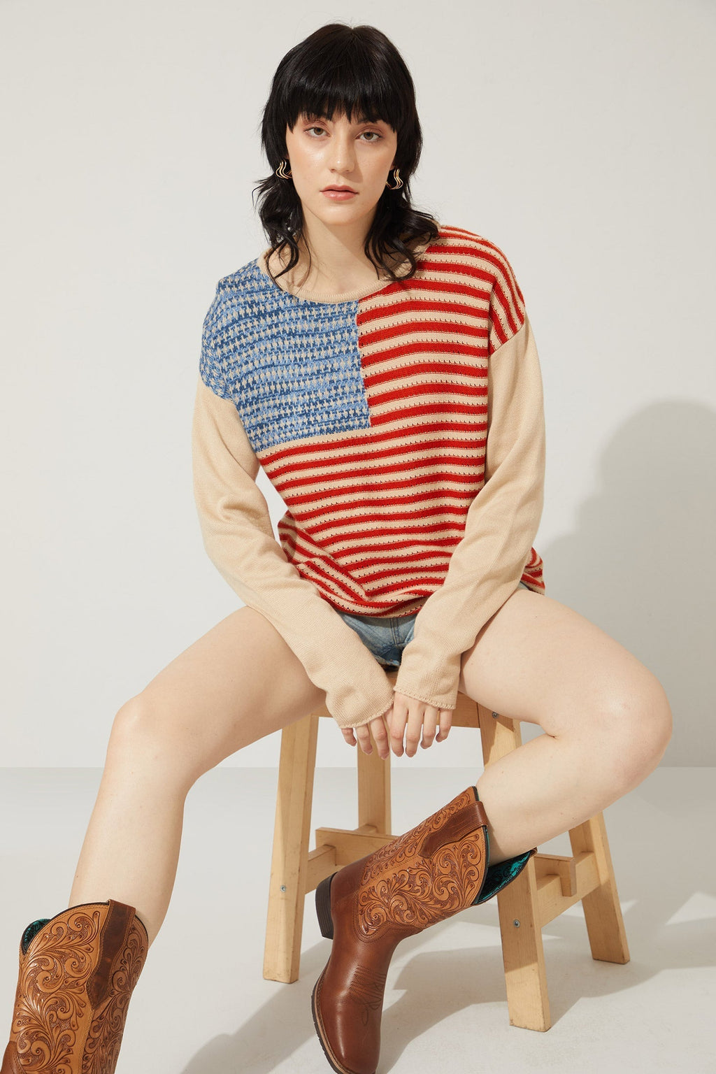 Pull en maille Destiny Flag
