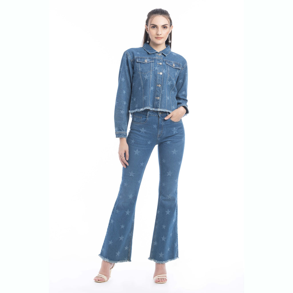 Veste en jean Shiloh Stars