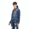 Veste en jean Azalea Prairie Cactus avec détails