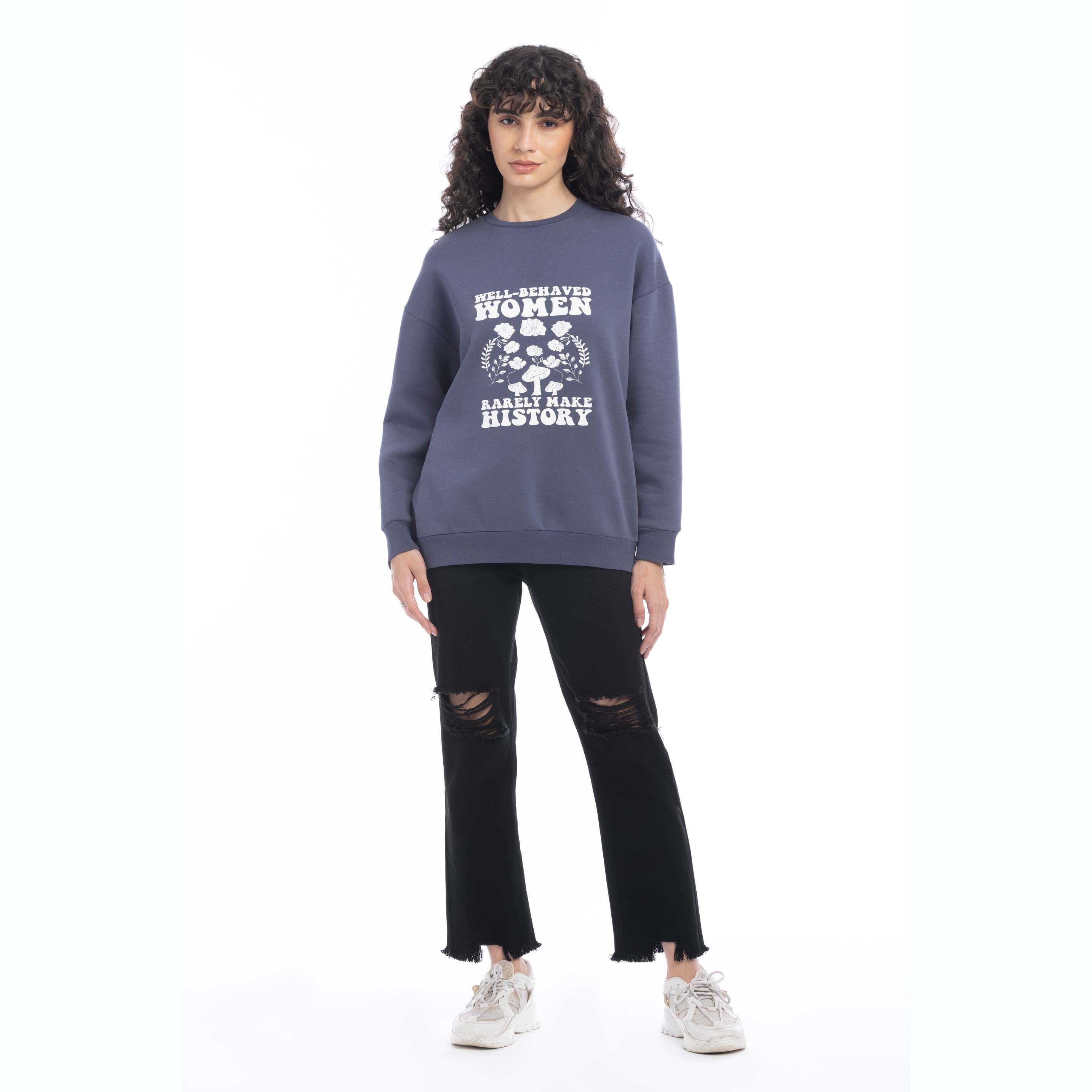 Sweat-shirt oversize Femme bien élevée