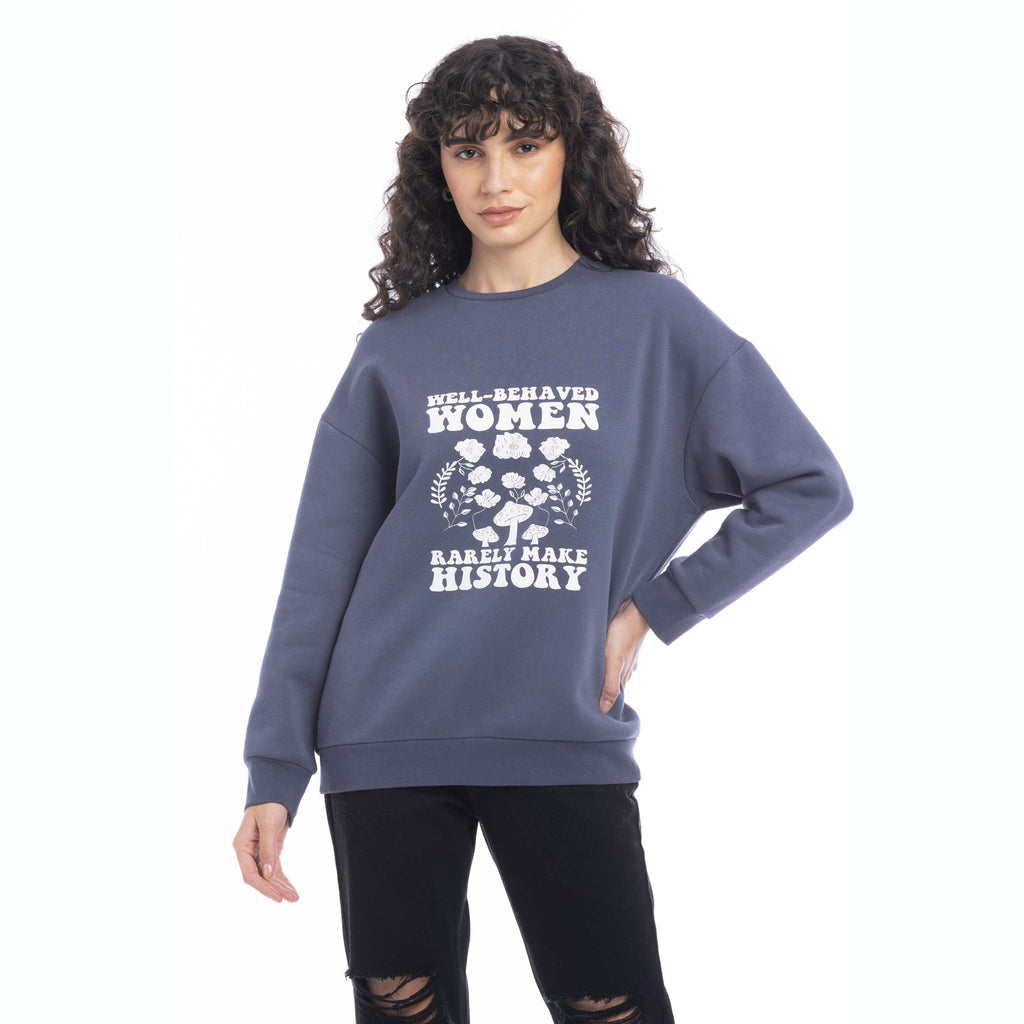 Sweat-shirt oversize Femme bien élevée