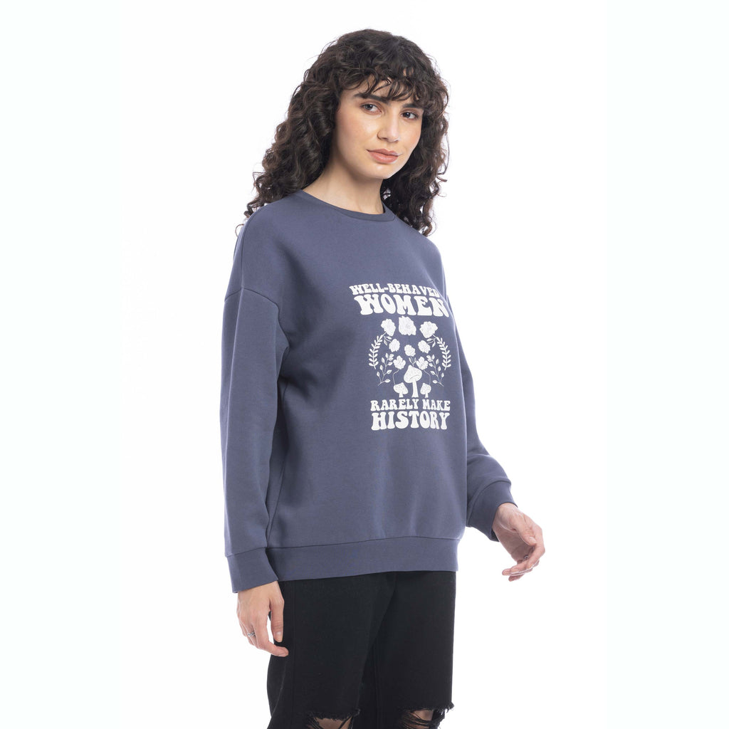 Sweat-shirt oversize Femme bien élevée