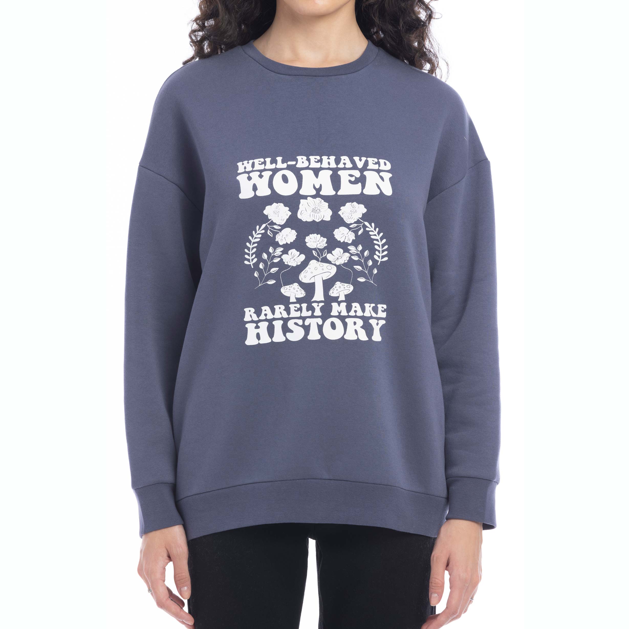 Sweat-shirt oversize Femme bien élevée