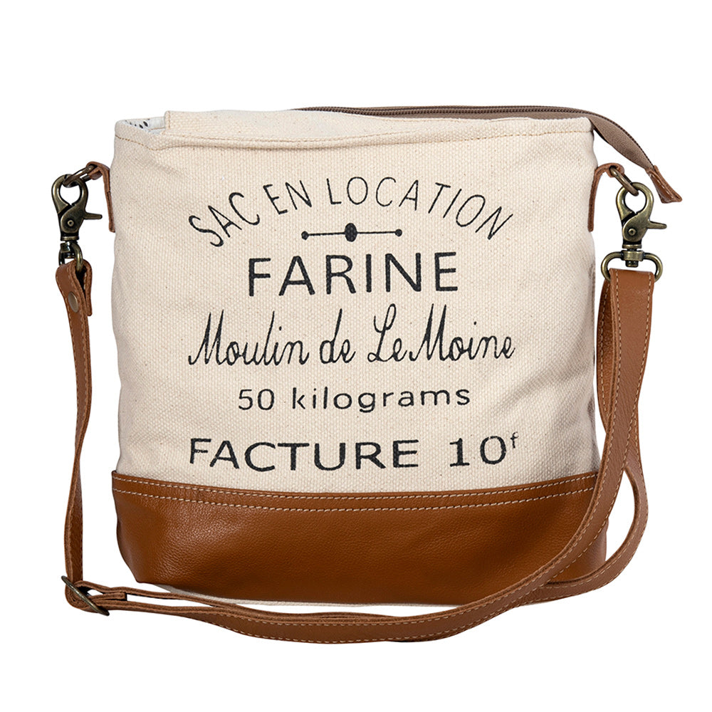 Sac bandoulière Farine en toile