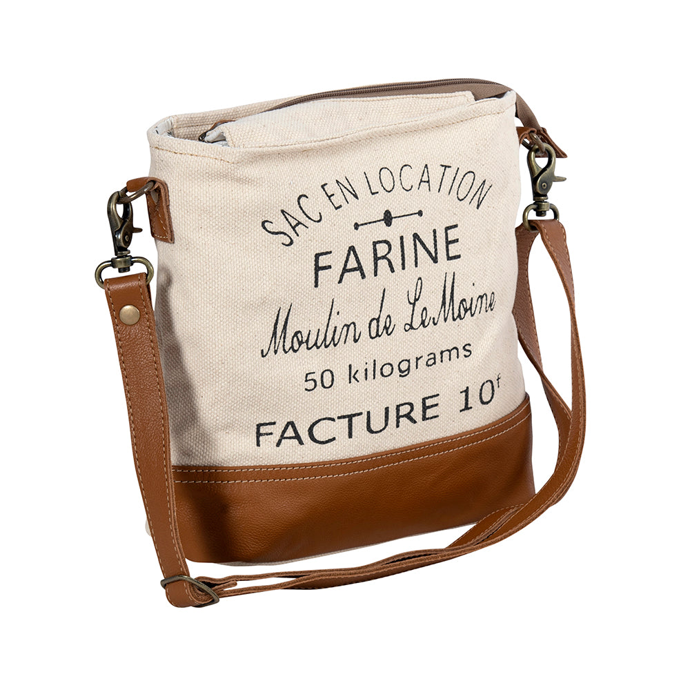 Sac bandoulière Farine en toile