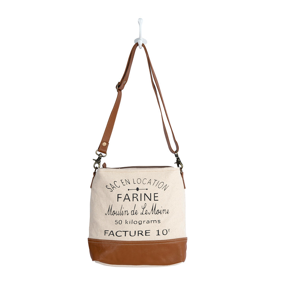 Sac bandoulière Farine en toile