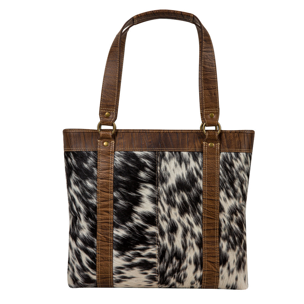 Sac en cuir et poils de veau Crawford Canyon