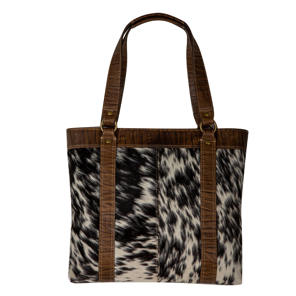 Sac en cuir et poils de veau Crawford Canyon