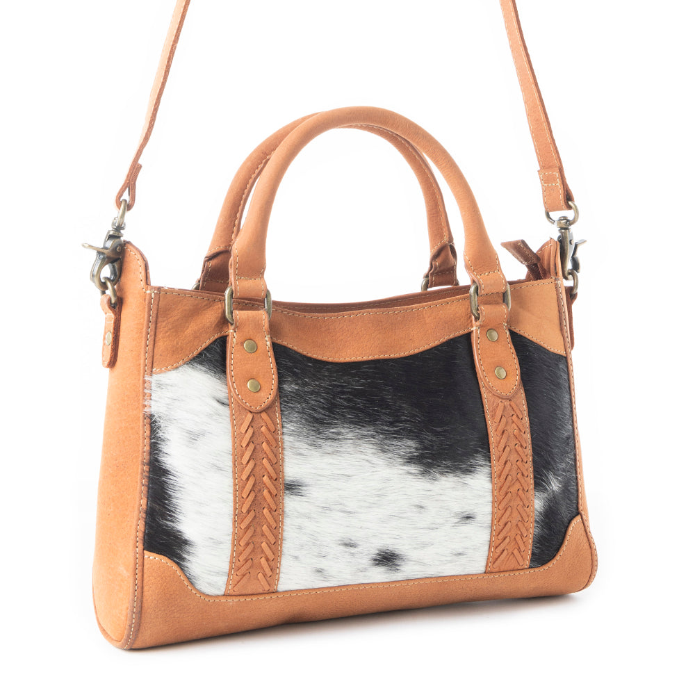 Sac Samson Trails Accent en cuir chevelu et poil
