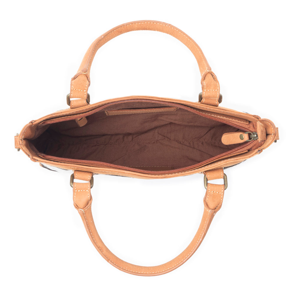 Sac Samson Trails Accent en cuir chevelu et poil