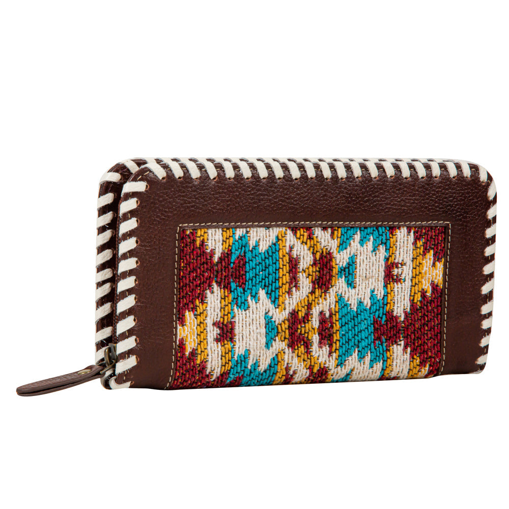 Portefeuille Sunshine Loom à bord tressé
