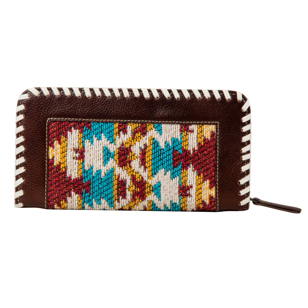 Portefeuille Sunshine Loom à bord tressé