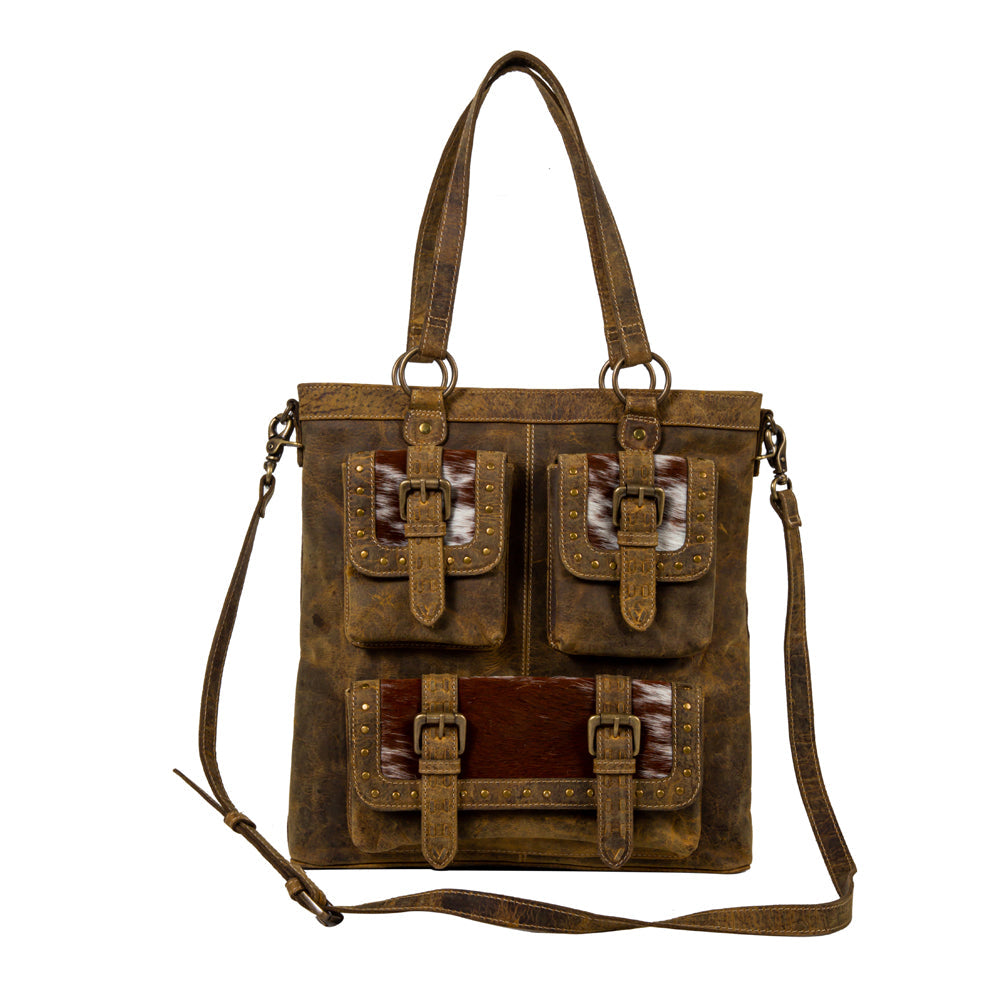 Sac Cube Mesa en toile avec poche et poil