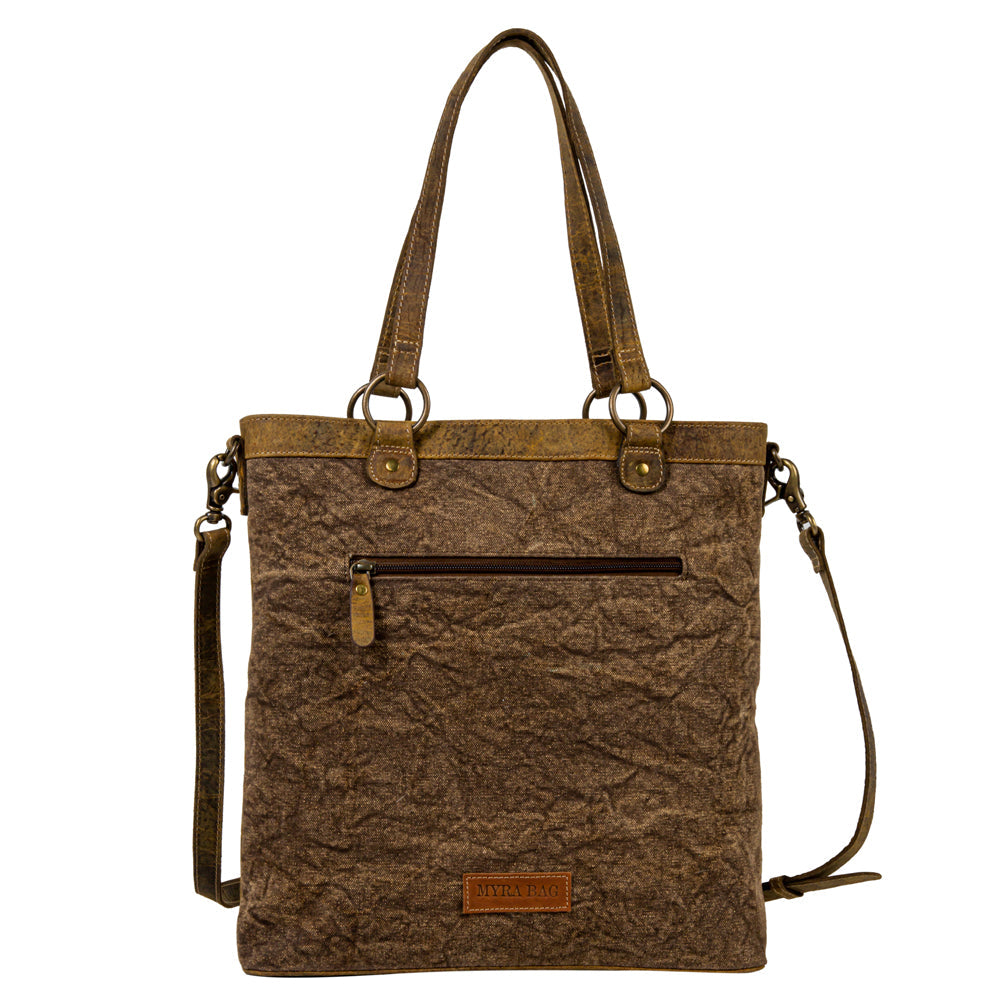Sac Cube Mesa en toile avec poche et poil