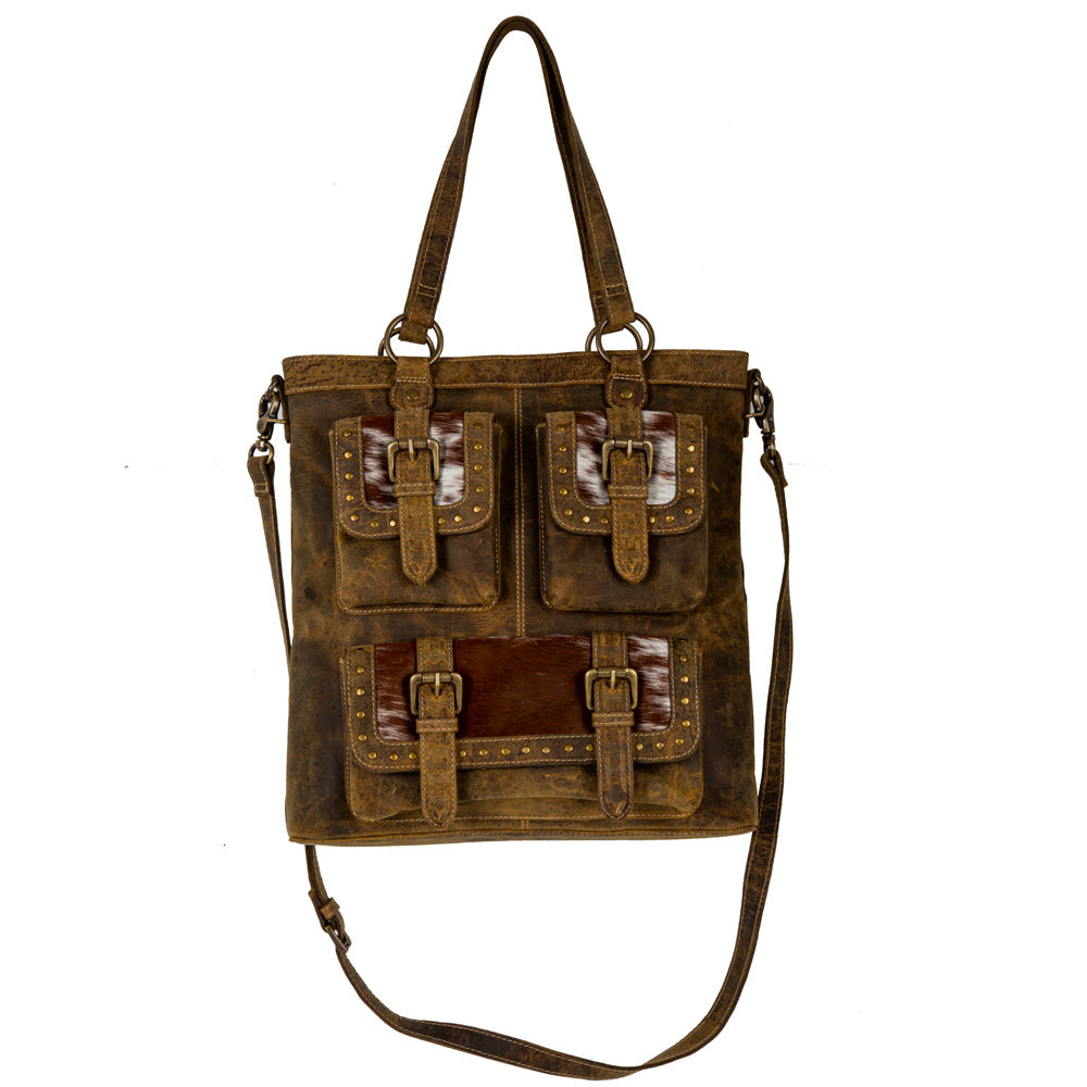 Sac Cube Mesa en toile avec poche et poil
