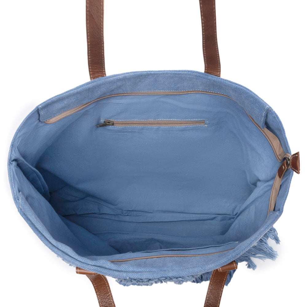 Sac fourre-tout brodé Ember Reflections