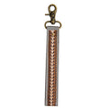 Porte-clés en cuir repoussé Diamond Shine