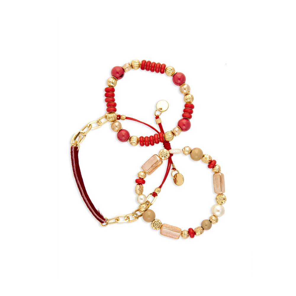 Bracelet superposé Dimensions Scarlet Sky