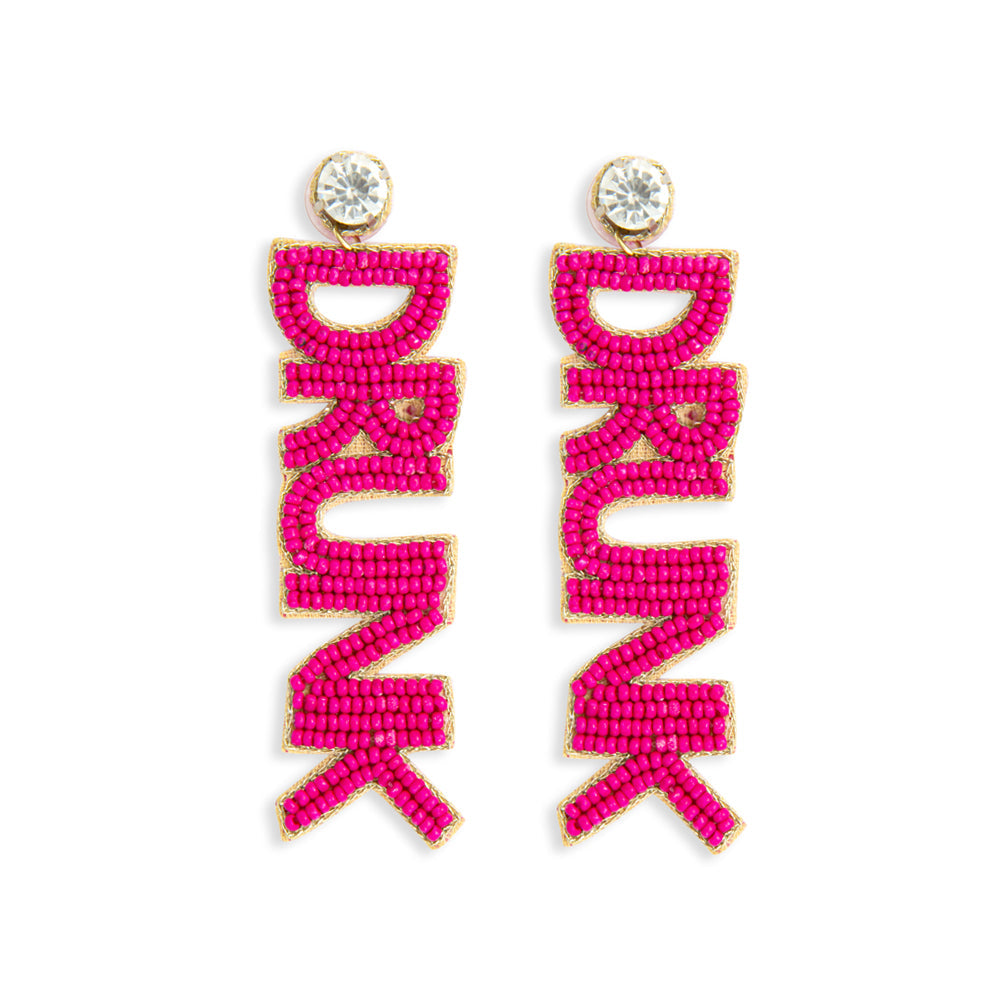 Boucles d'oreilles perlées Ivres