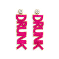 Boucles d'oreilles perlées Ivres