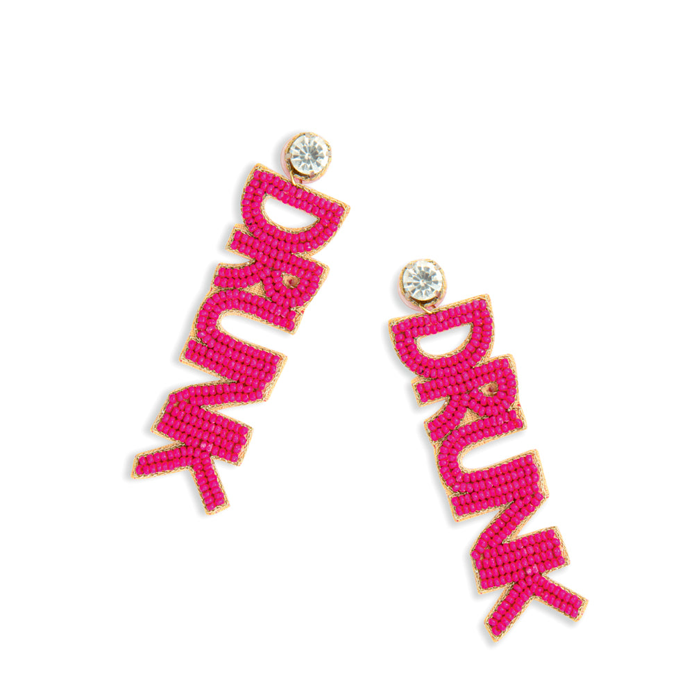 Boucles d'oreilles perlées Ivres