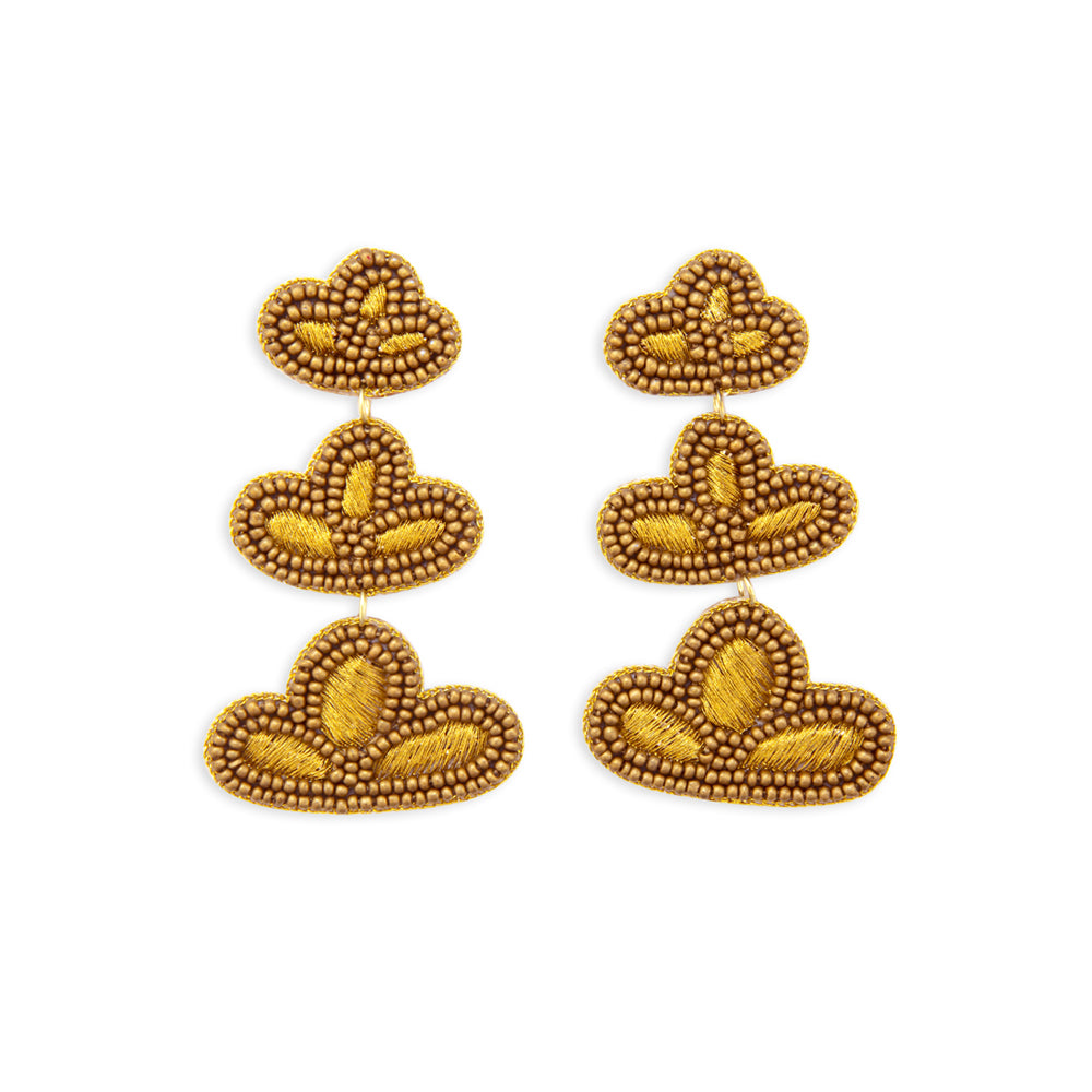 Boucles d'oreilles Dalia Blooms en perles