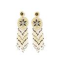 Boucles d'oreilles perlées Star Dance