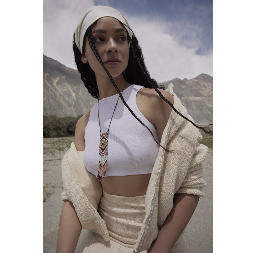 Histoire du collier inspiré de perles Min tribal