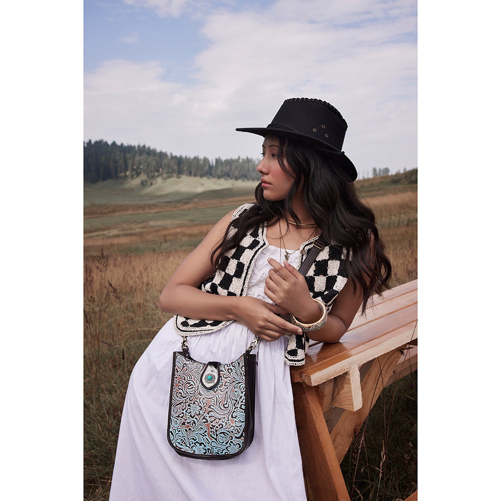 Sac en cuir embossé Delilah Creek