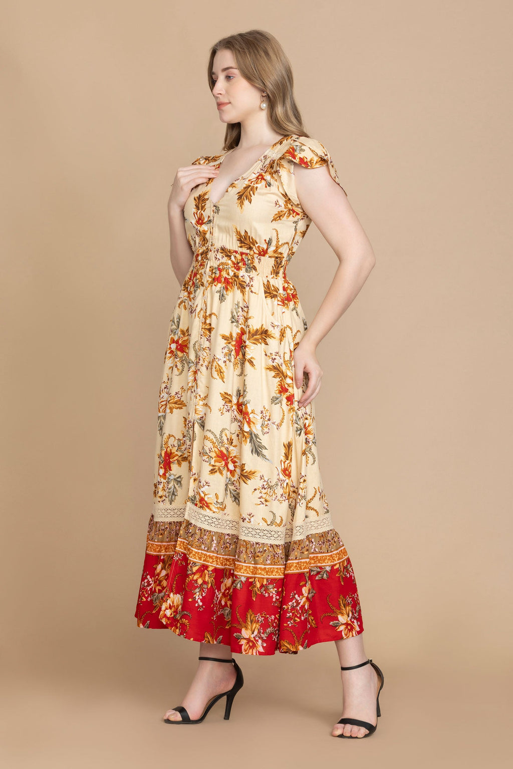 Robe à imprimés multiples Georgina Bohera