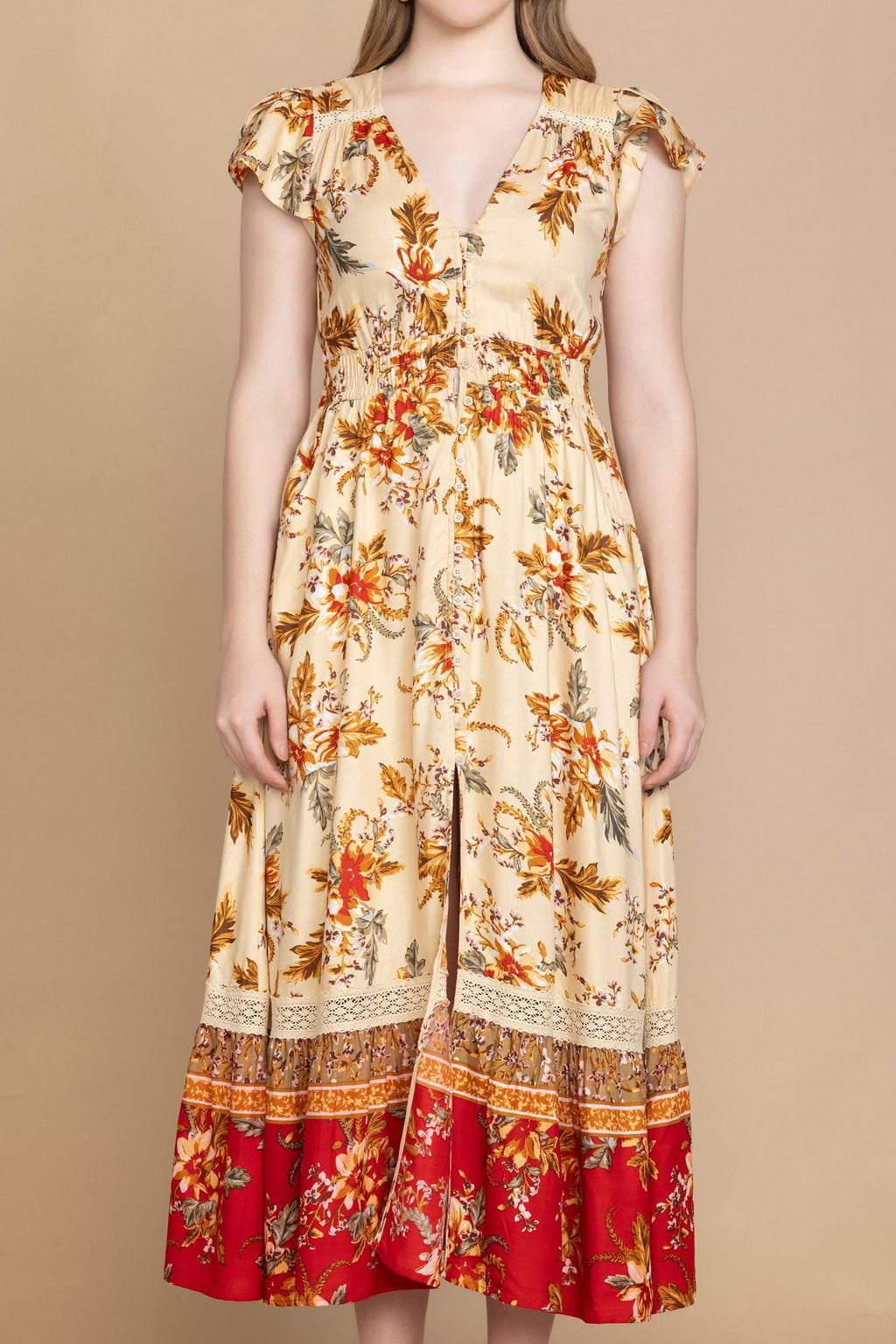 Robe à imprimés multiples Georgina Bohera