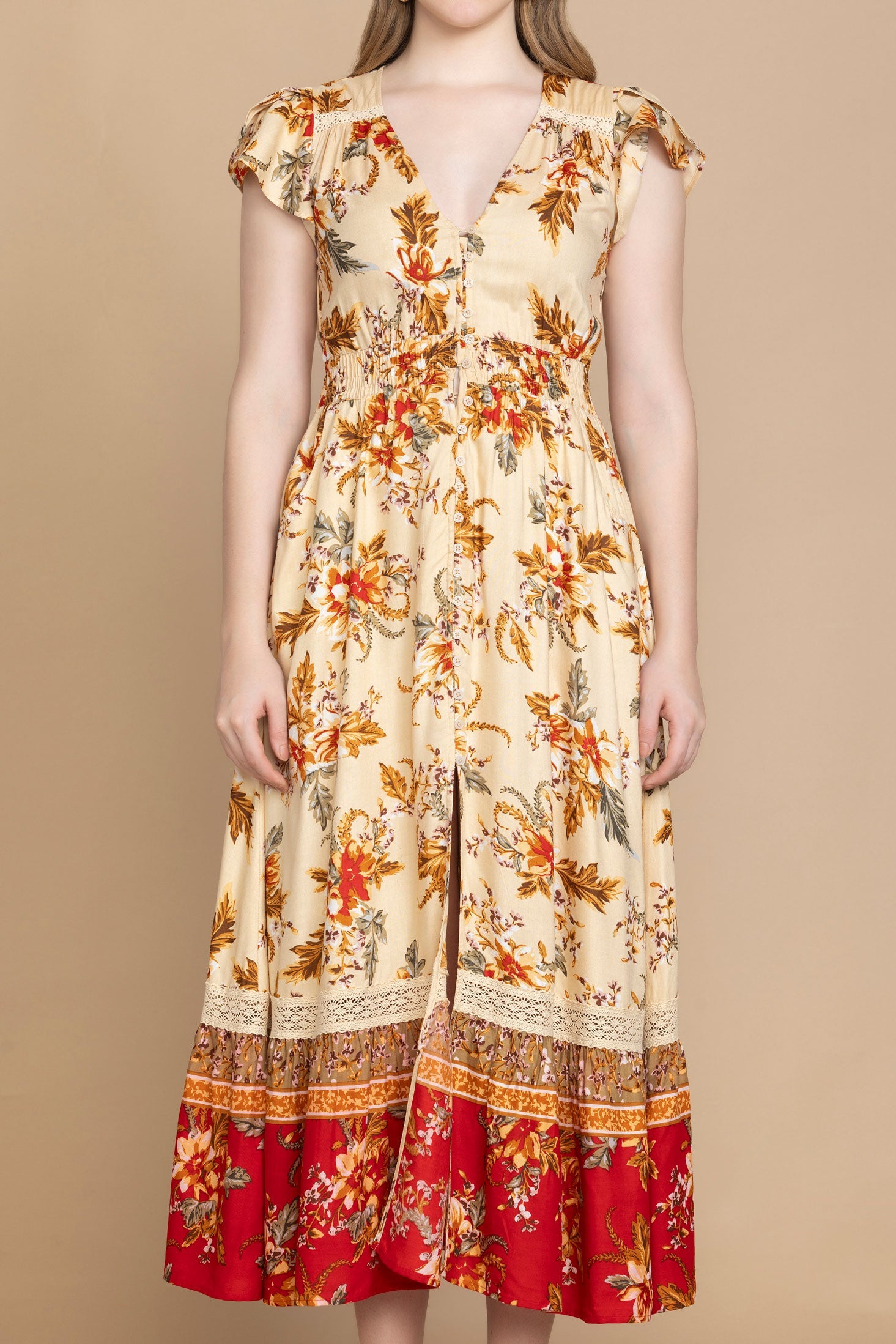 Robe à imprimés multiples Georgina Bohera