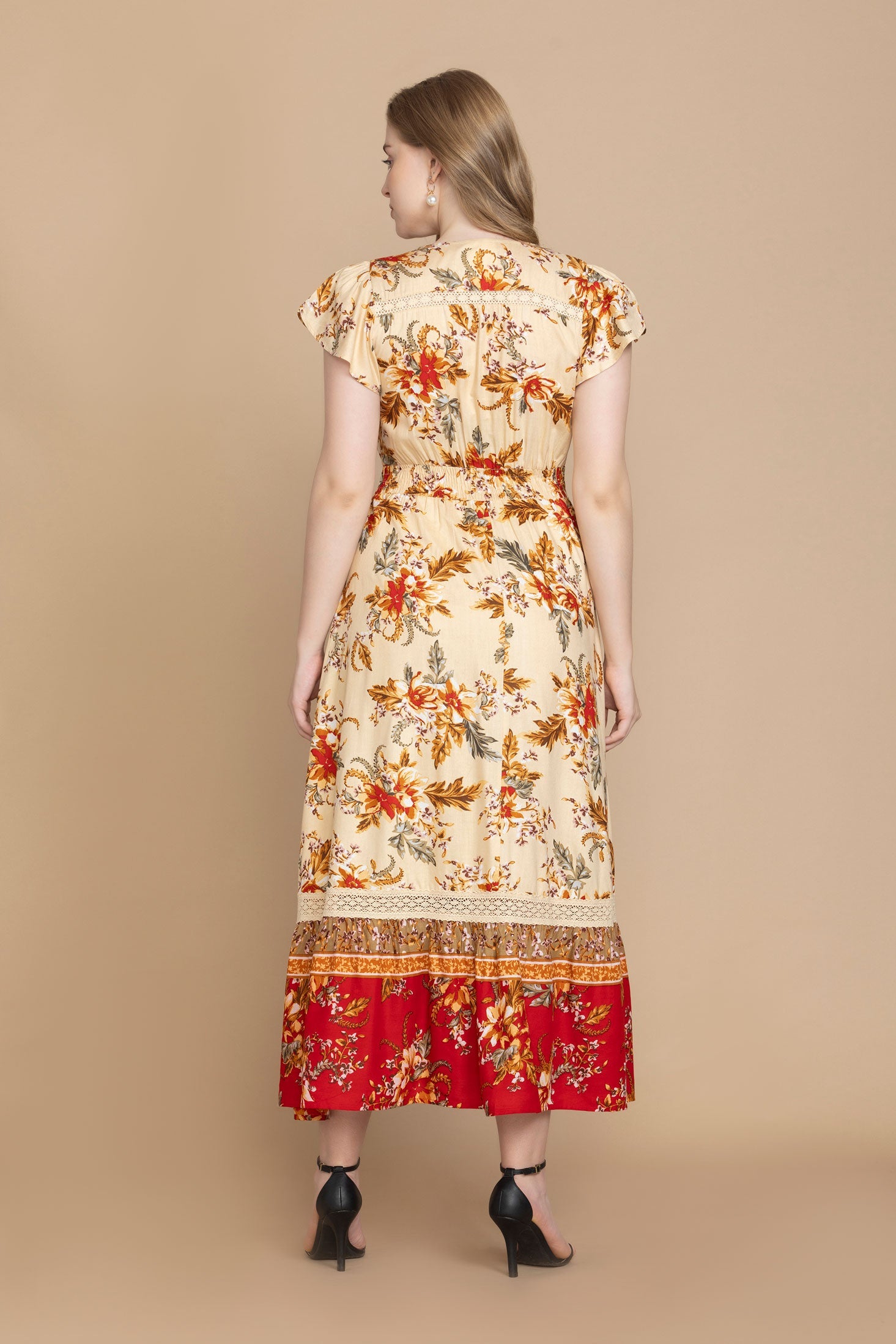 Robe à imprimés multiples Georgina Bohera