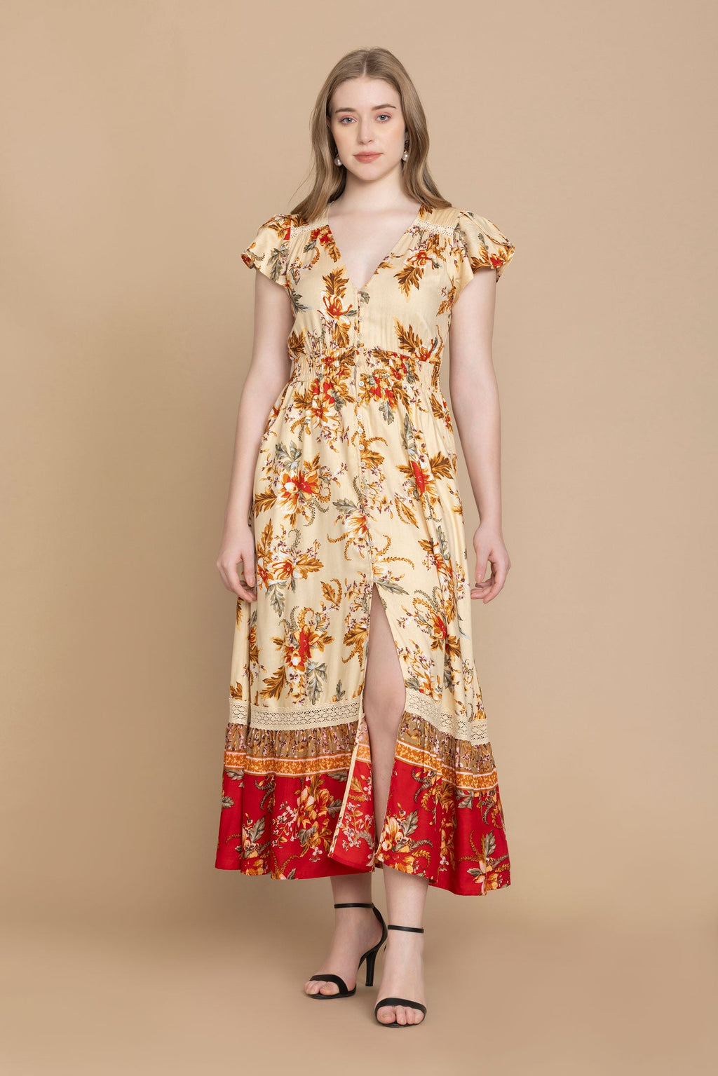 Robe à imprimés multiples Georgina Bohera