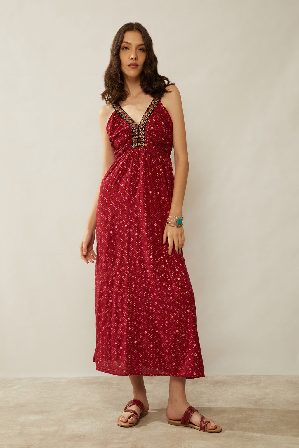 Robe à bordure accentuée Bohera Gwendolyn